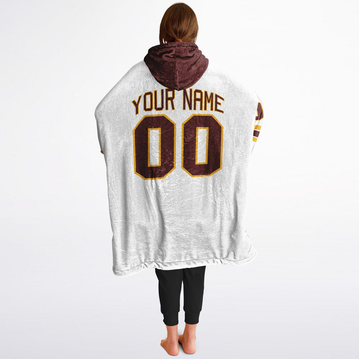 Burgundy/Gold/White Superfan Reversible
