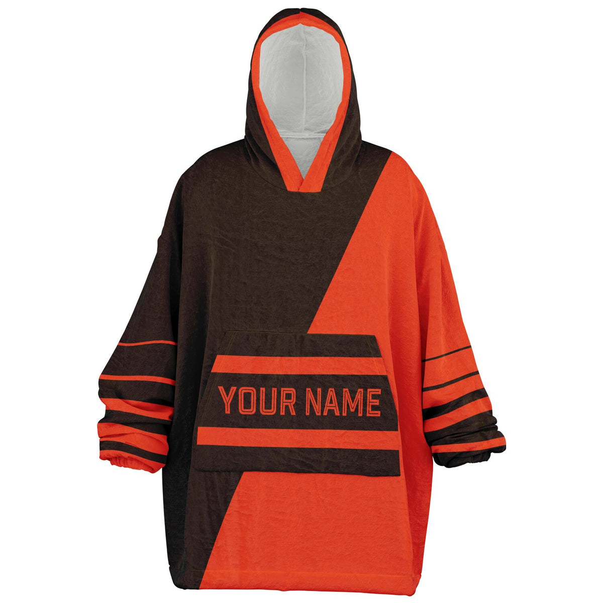 Brown & Orange Split Decision