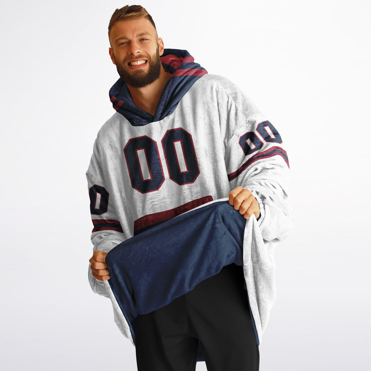 Navy & Red Superfan Reversible