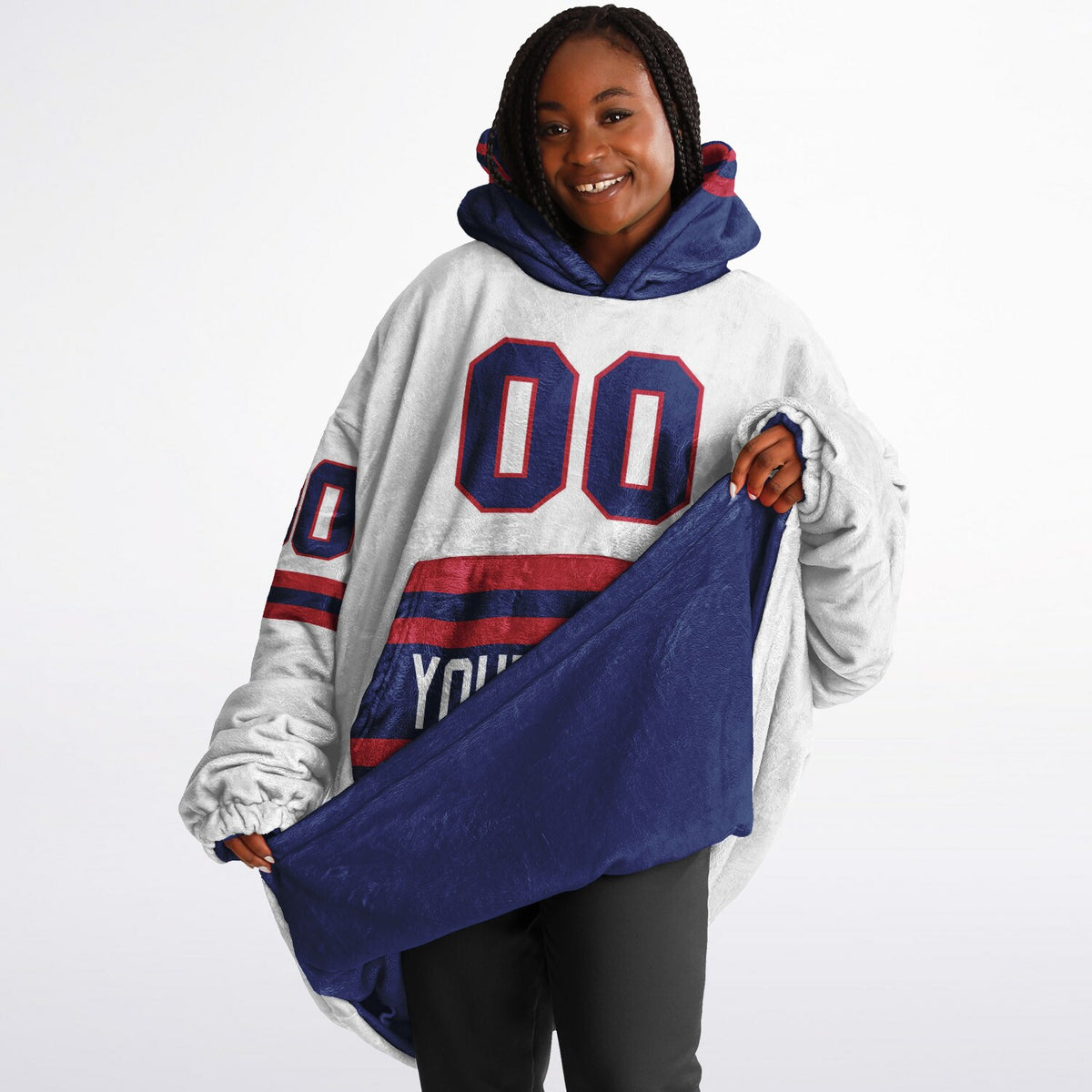 Dark Blue/Red Superfan Reversible