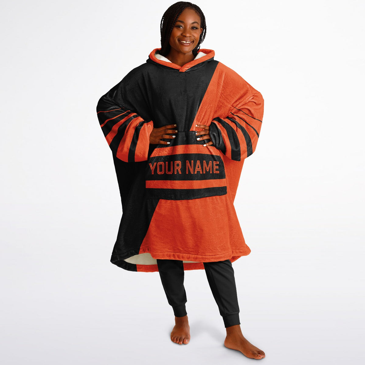Black & Orange Split Decision