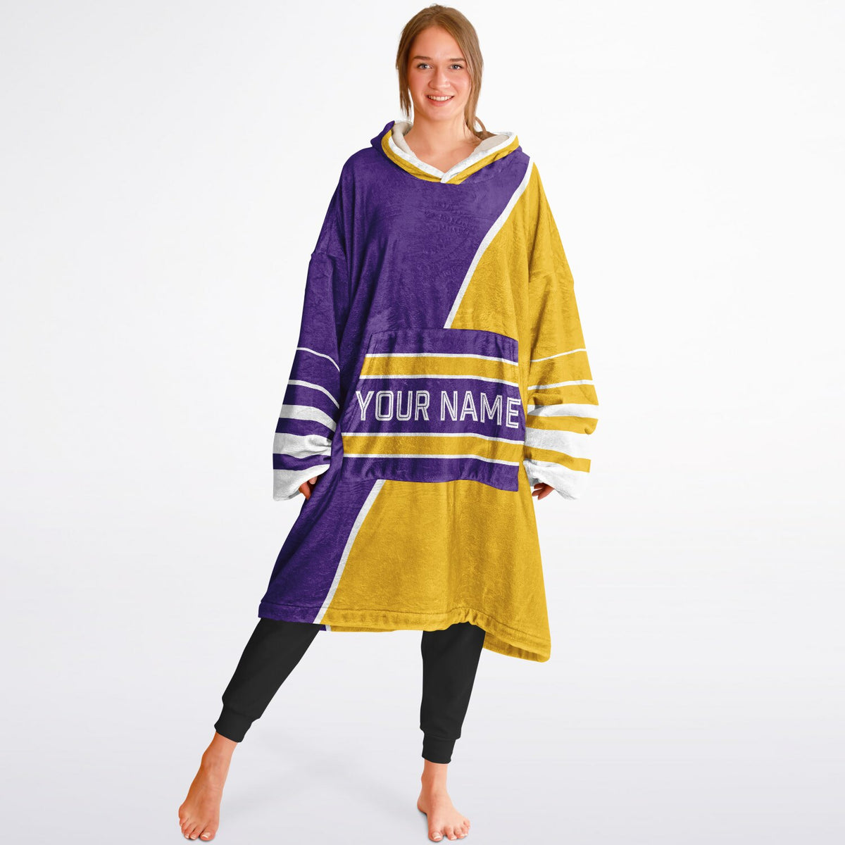 Purple Gold White Split Decision