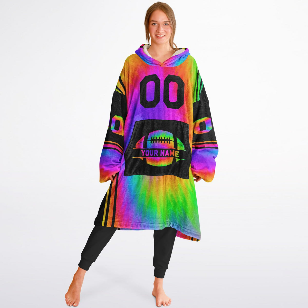 Tie-Dye & Black Bold