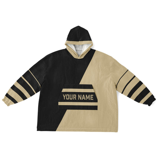 Black & Light Gold Split Decision