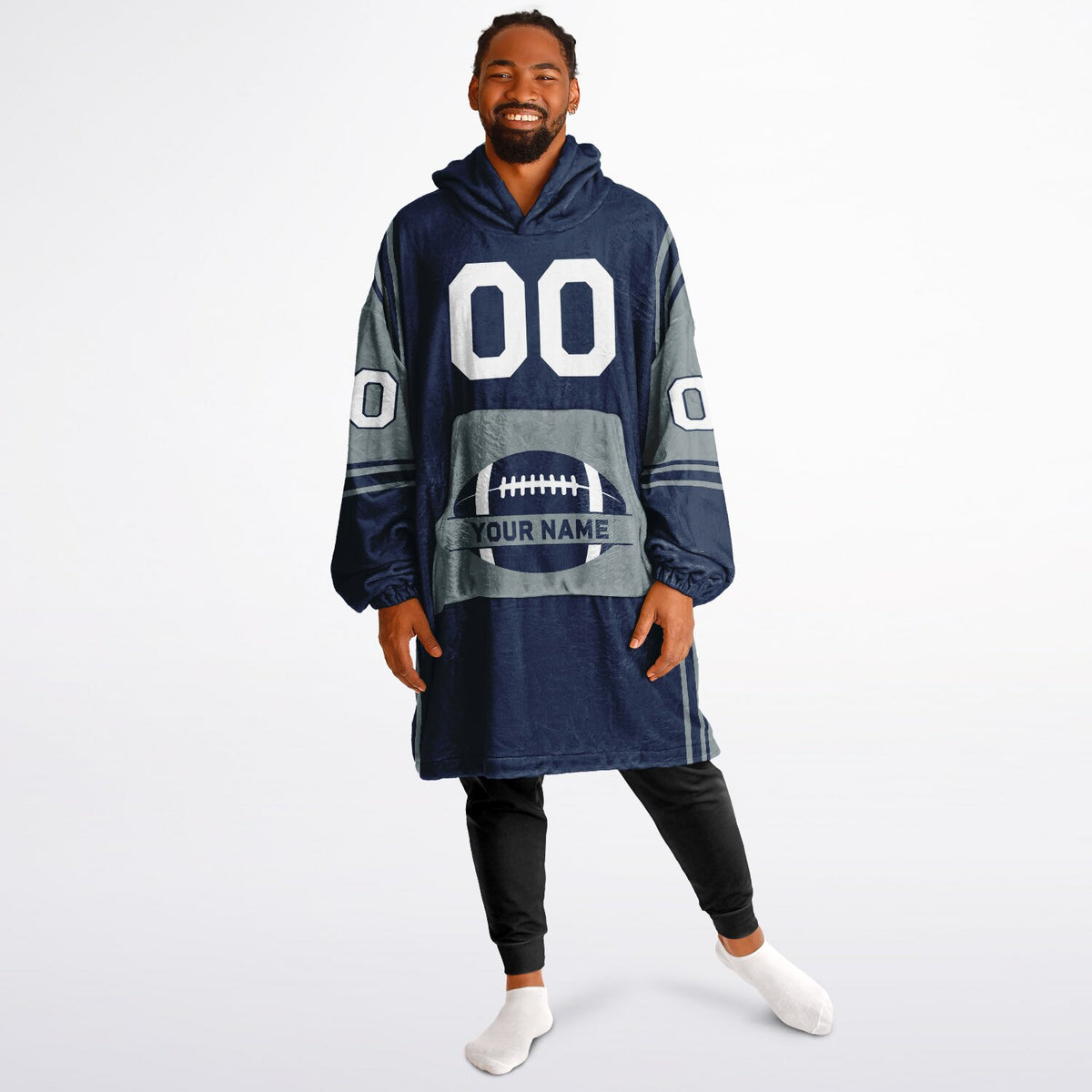 Navy/Silver Bold