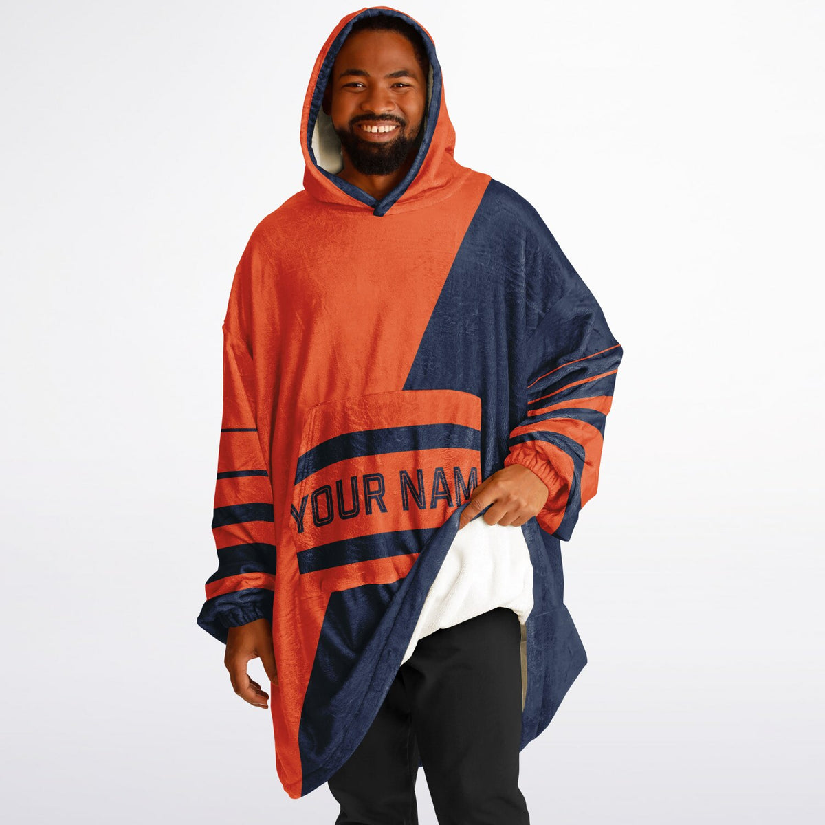 Orange & Navy Split Decision