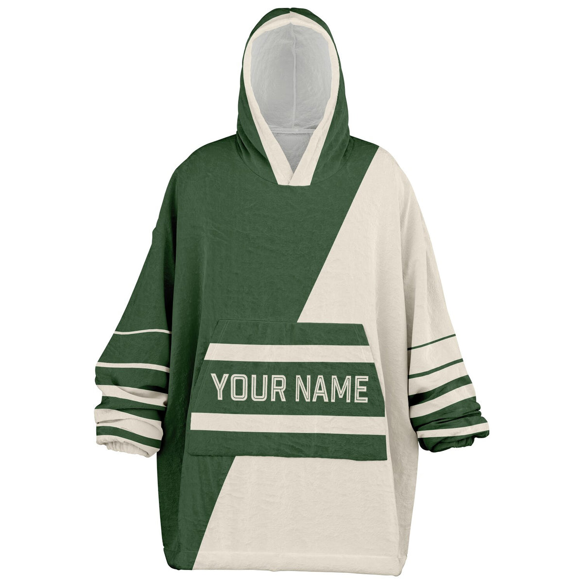Forest Green & Cream Split Decision