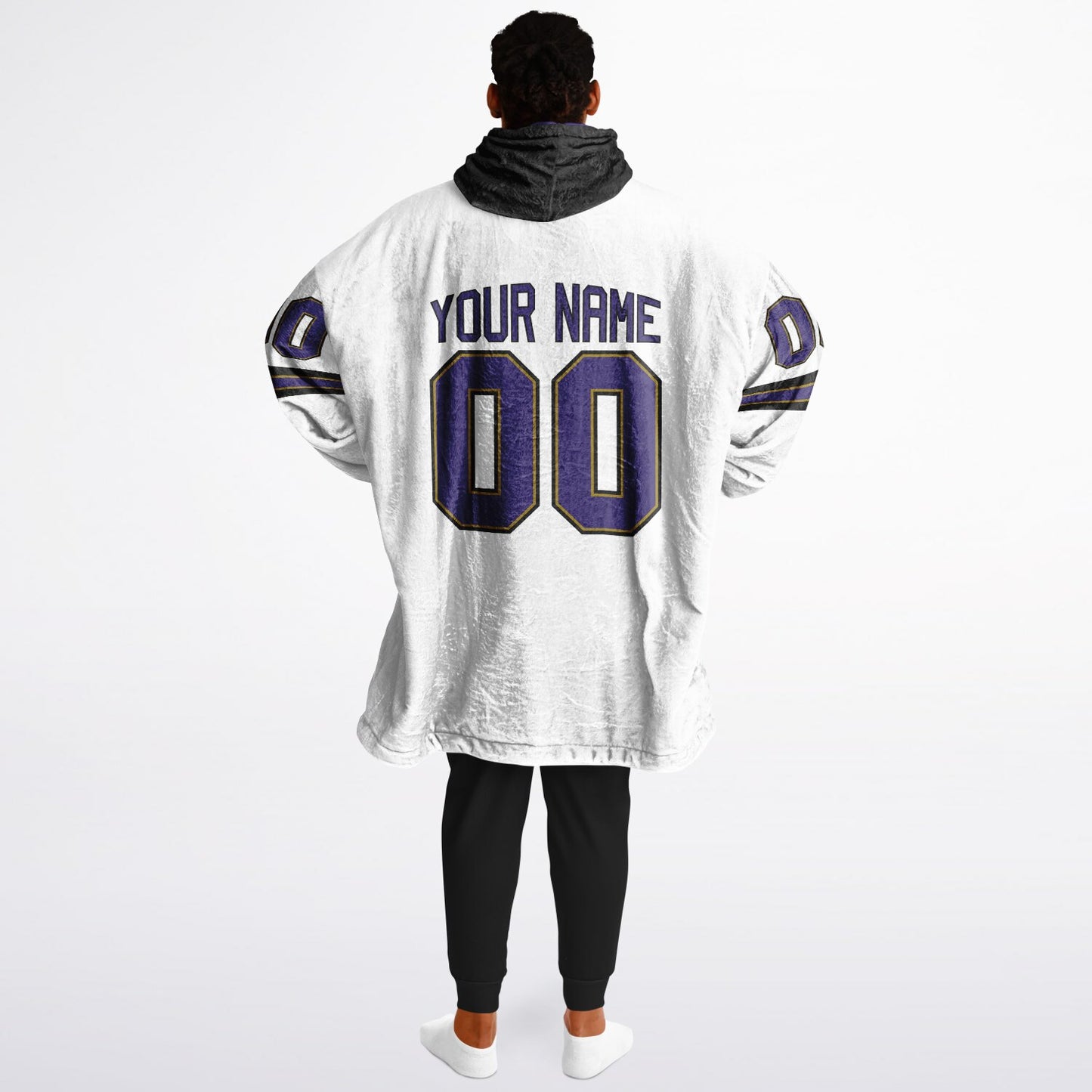 Purple/Black/Metallic Gold Superfan Reversible