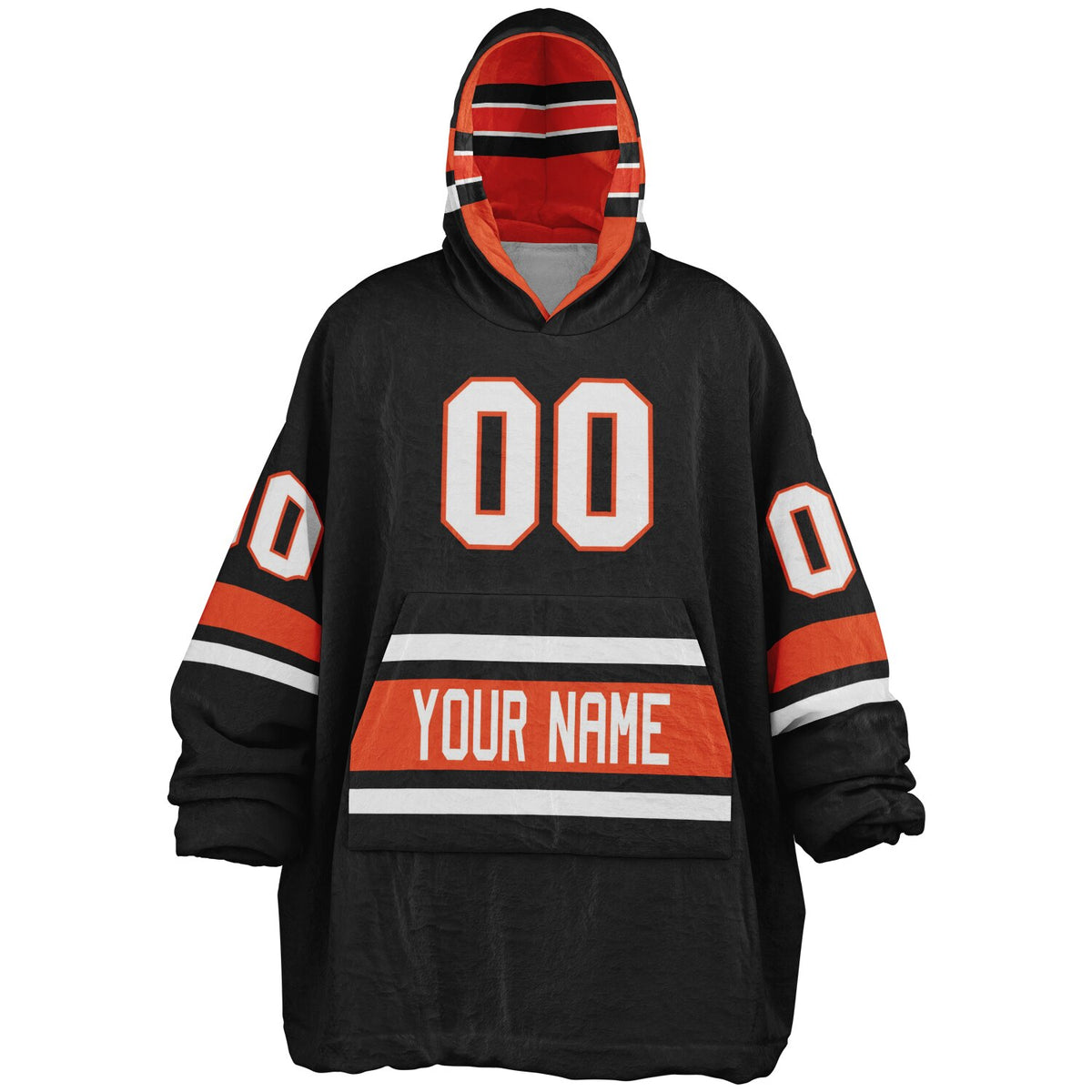 Black/Orange/White Superfan Reversible