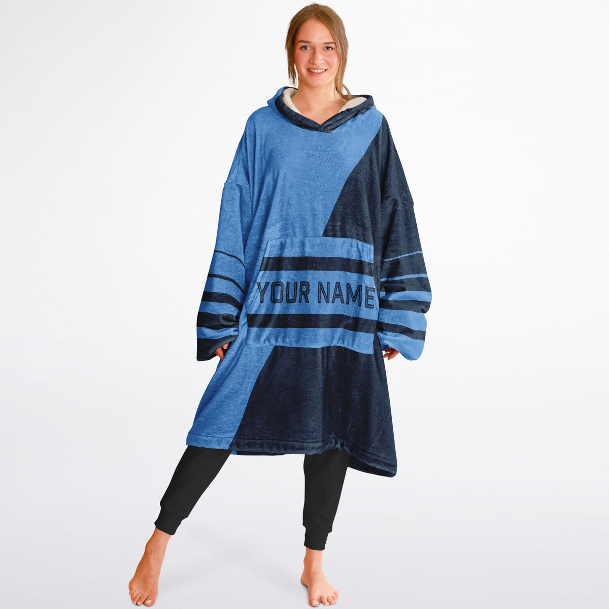 Light Blue & Navy Split Decision