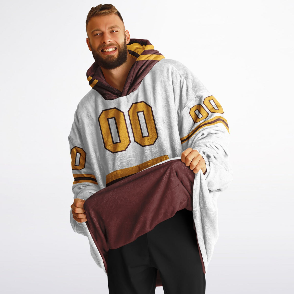 Burgundy/Gold Superfan Reversible