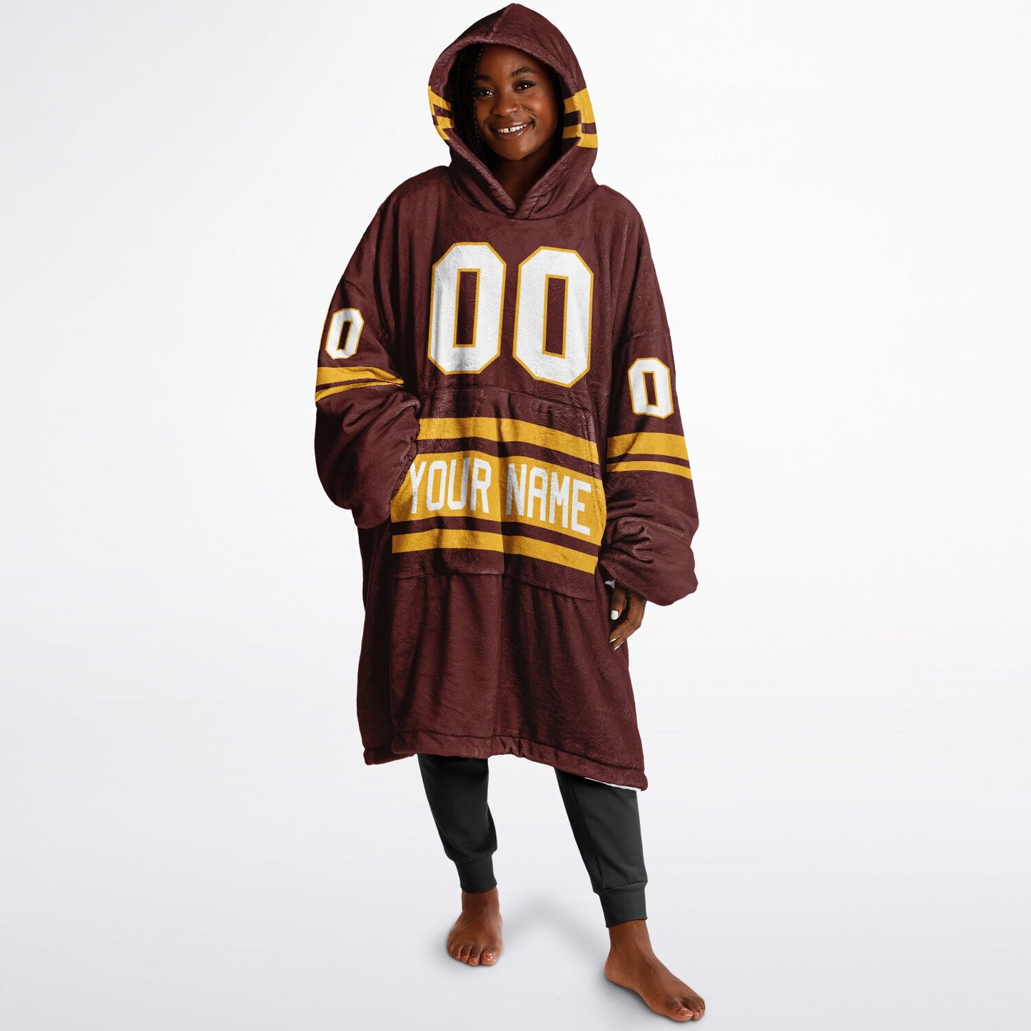 Burgundy/Gold Superfan Reversible