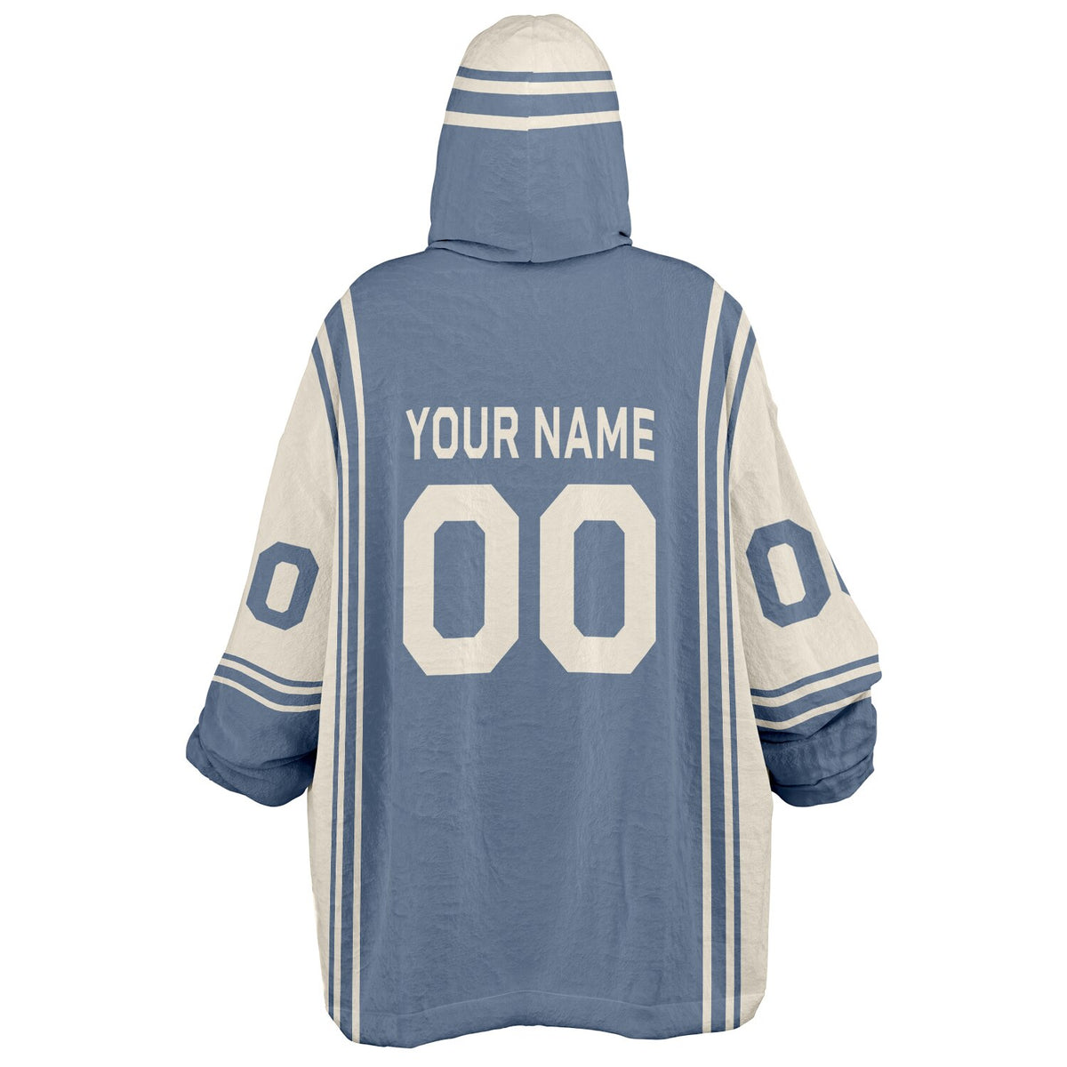 Slate Blue & Cream Bold