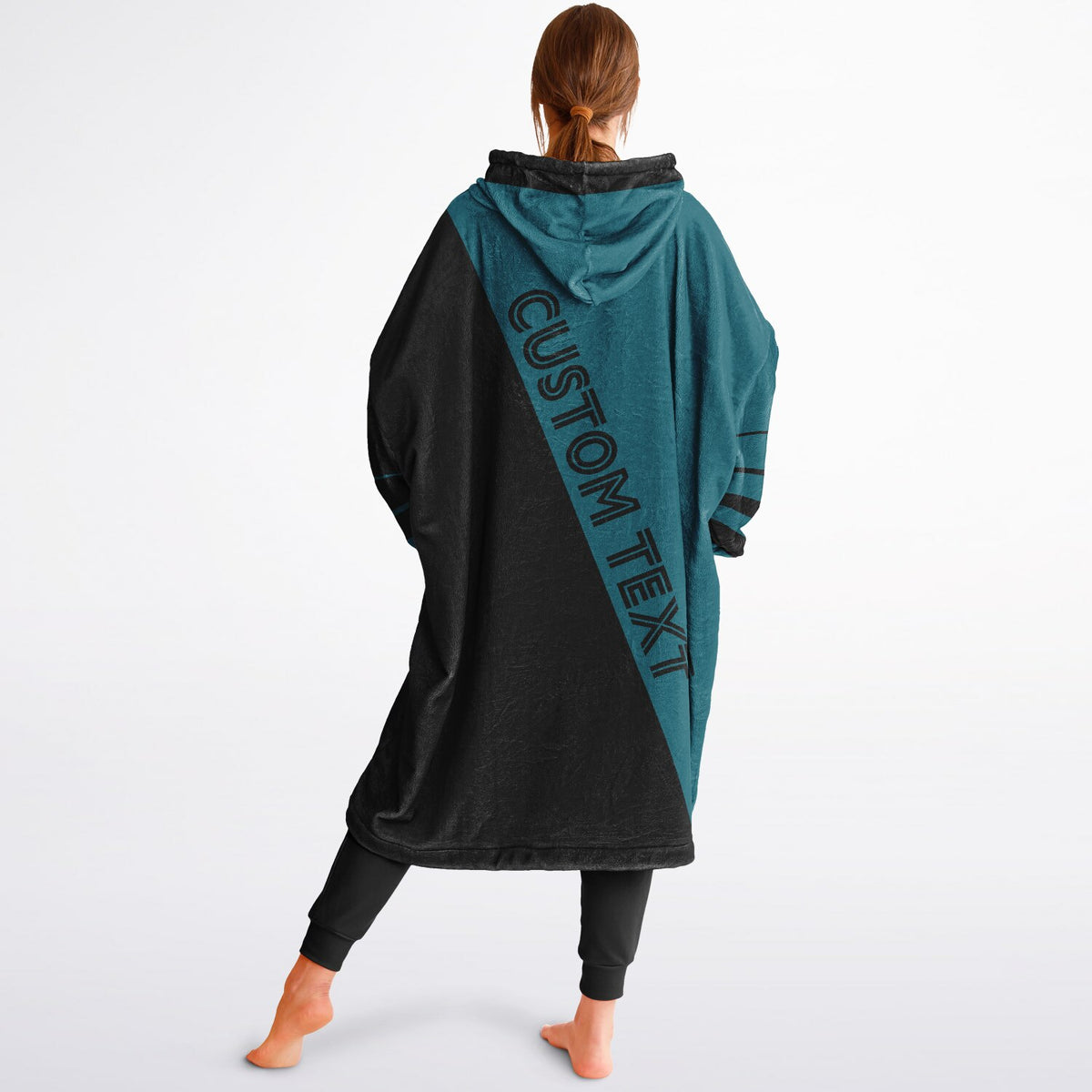 Teal & Black Split Decision