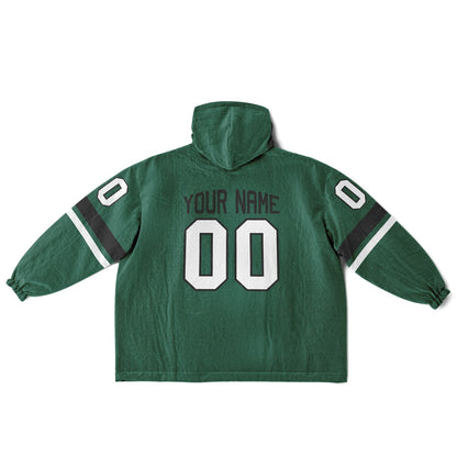 Green/Black/White Superfan Reversible