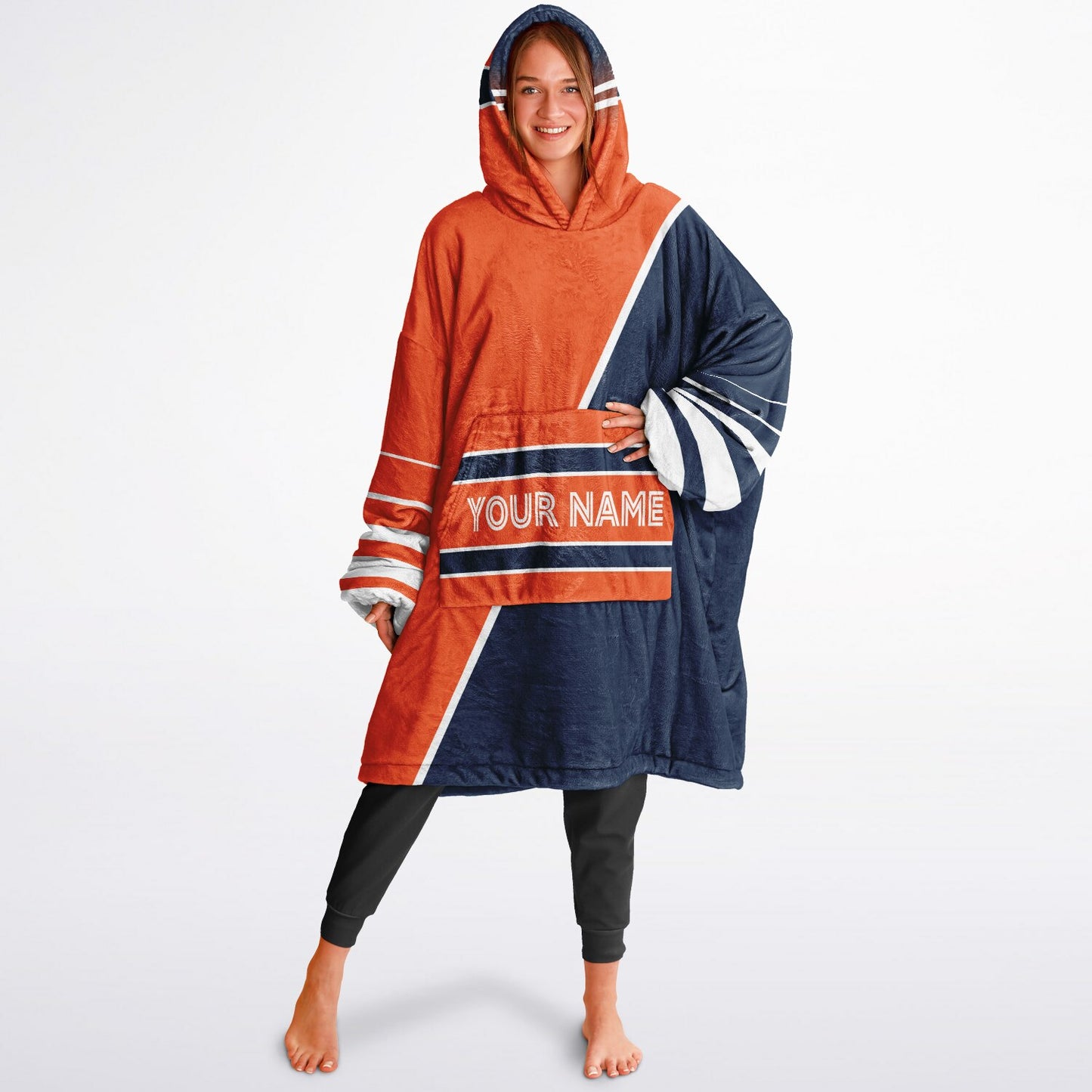 Orange/Navy/White Everyday Reversible