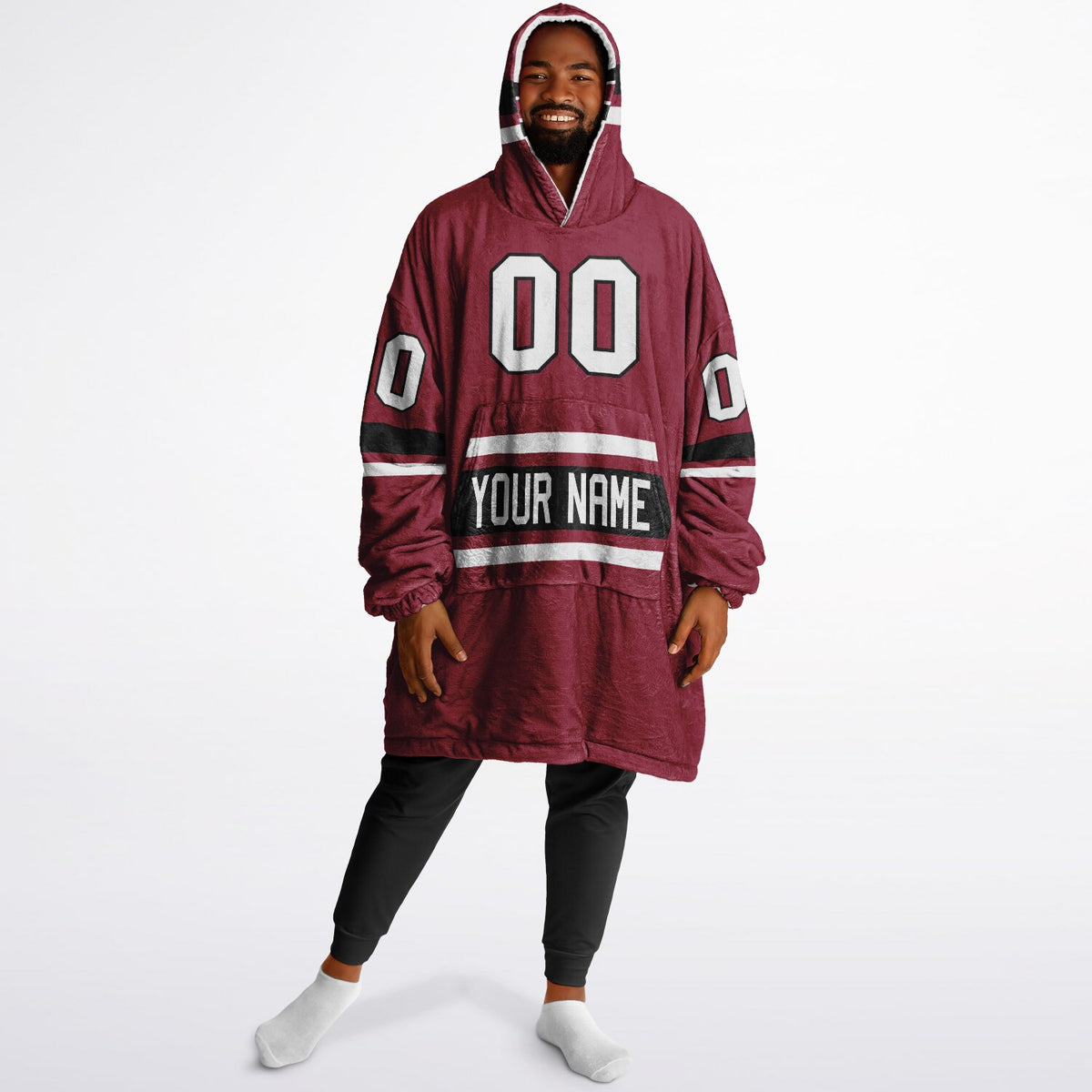Crimson/Black/White Superfan Reversible