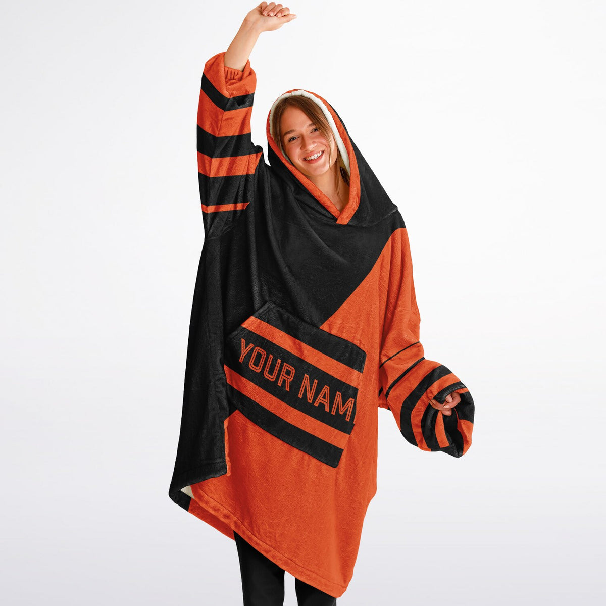 Black & Orange Split Decision
