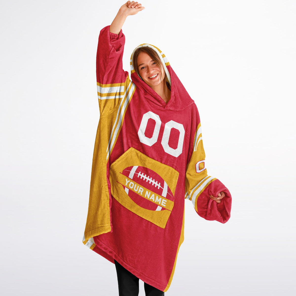 Red/Gold/White Bold