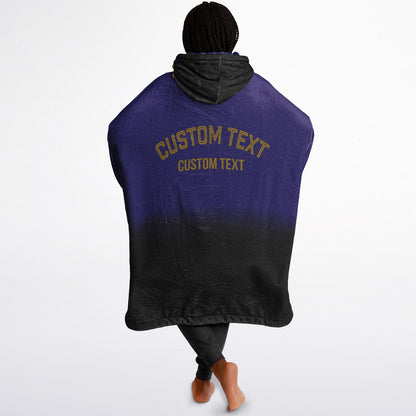 Purple/Black/Metallic Gold Everyday Reversible