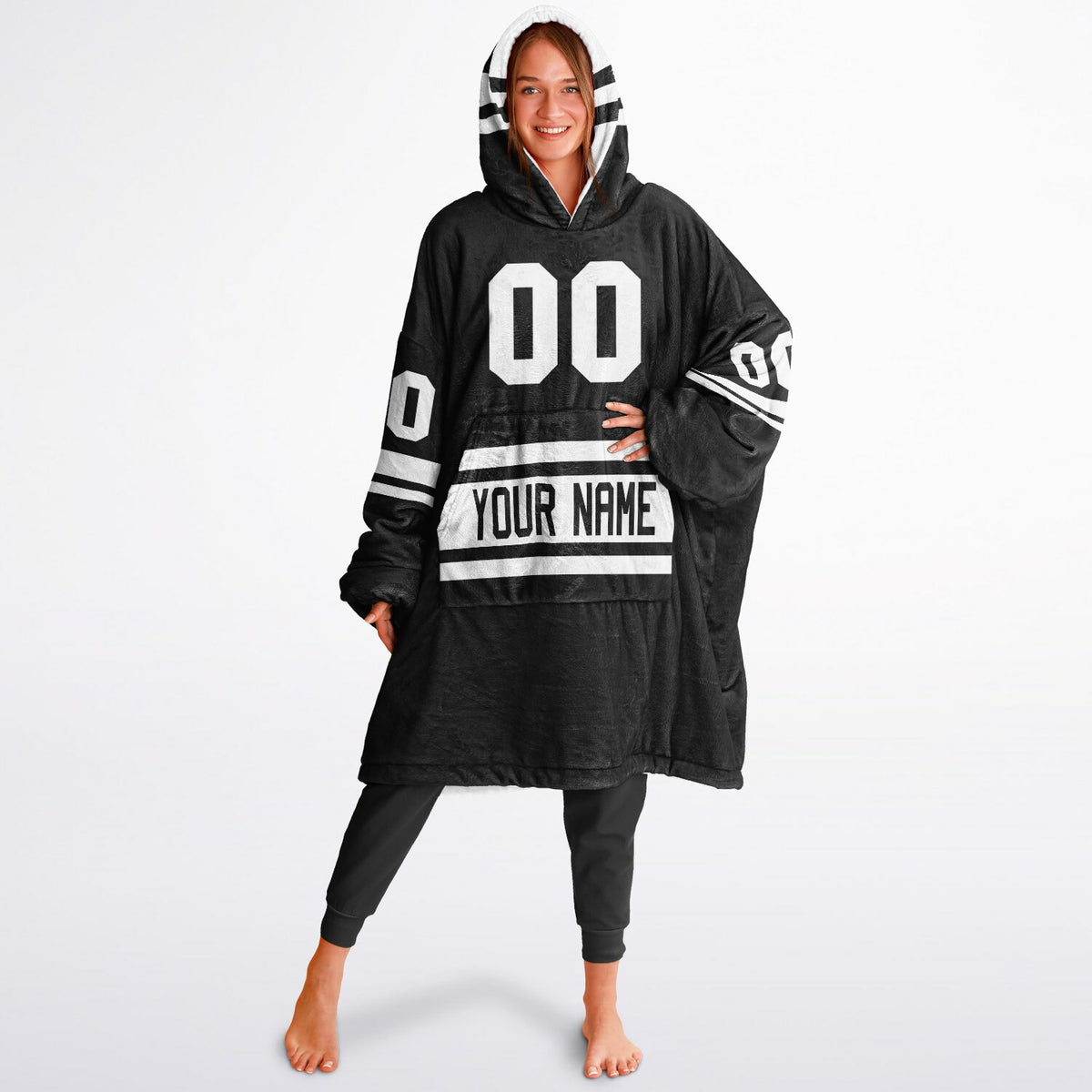 Black & White Superfan Reversible