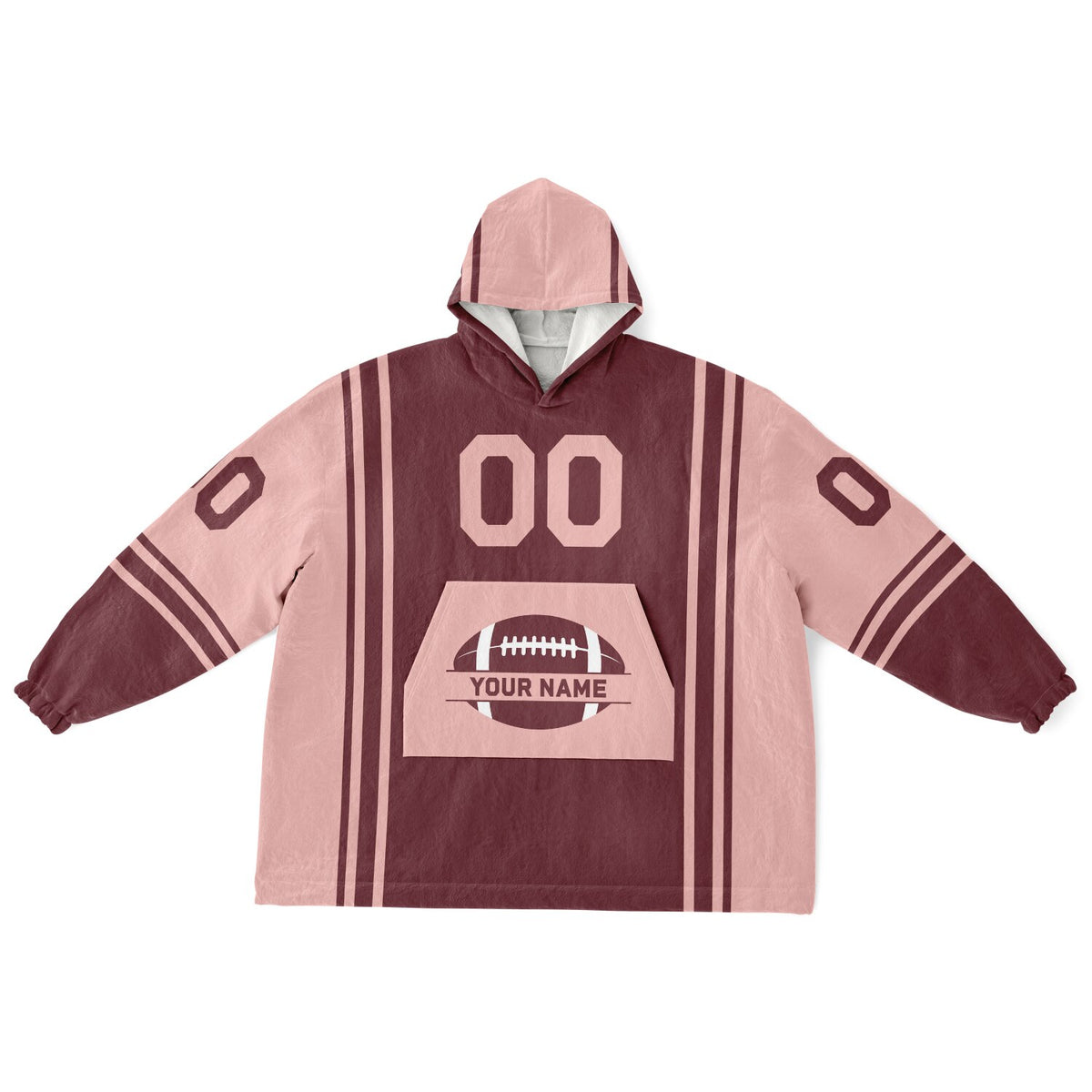 Burgundy & Blush Pink Bold