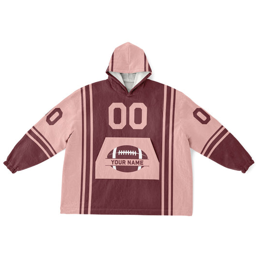 Burgundy & Blush Pink Bold