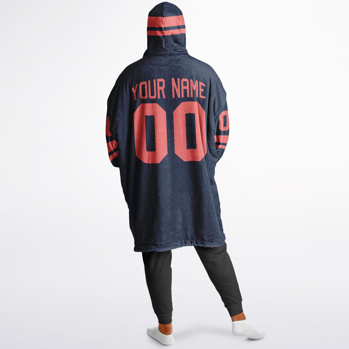 Navy & Electric Coral Superfan Reversible