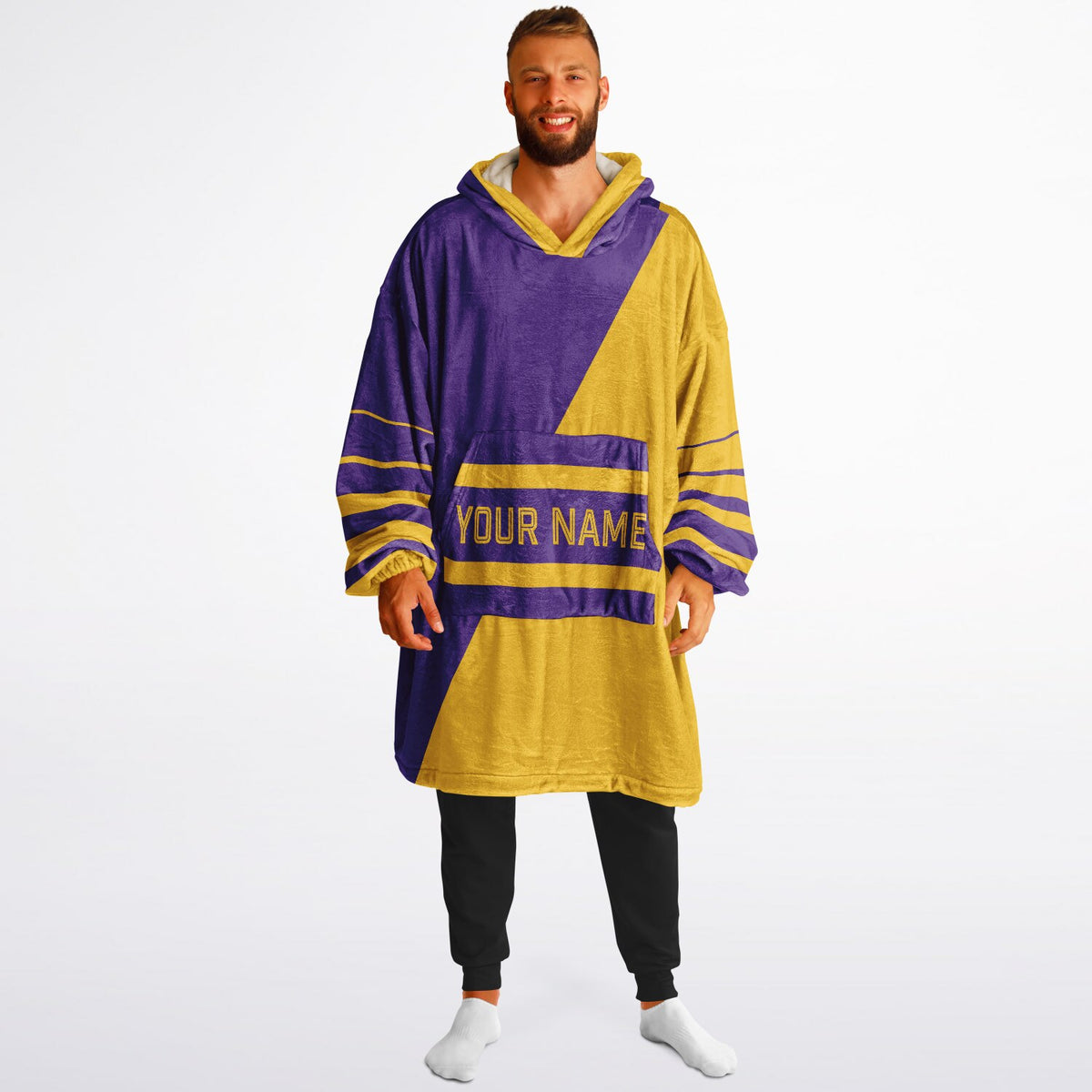 Purple & Gold Split Decision