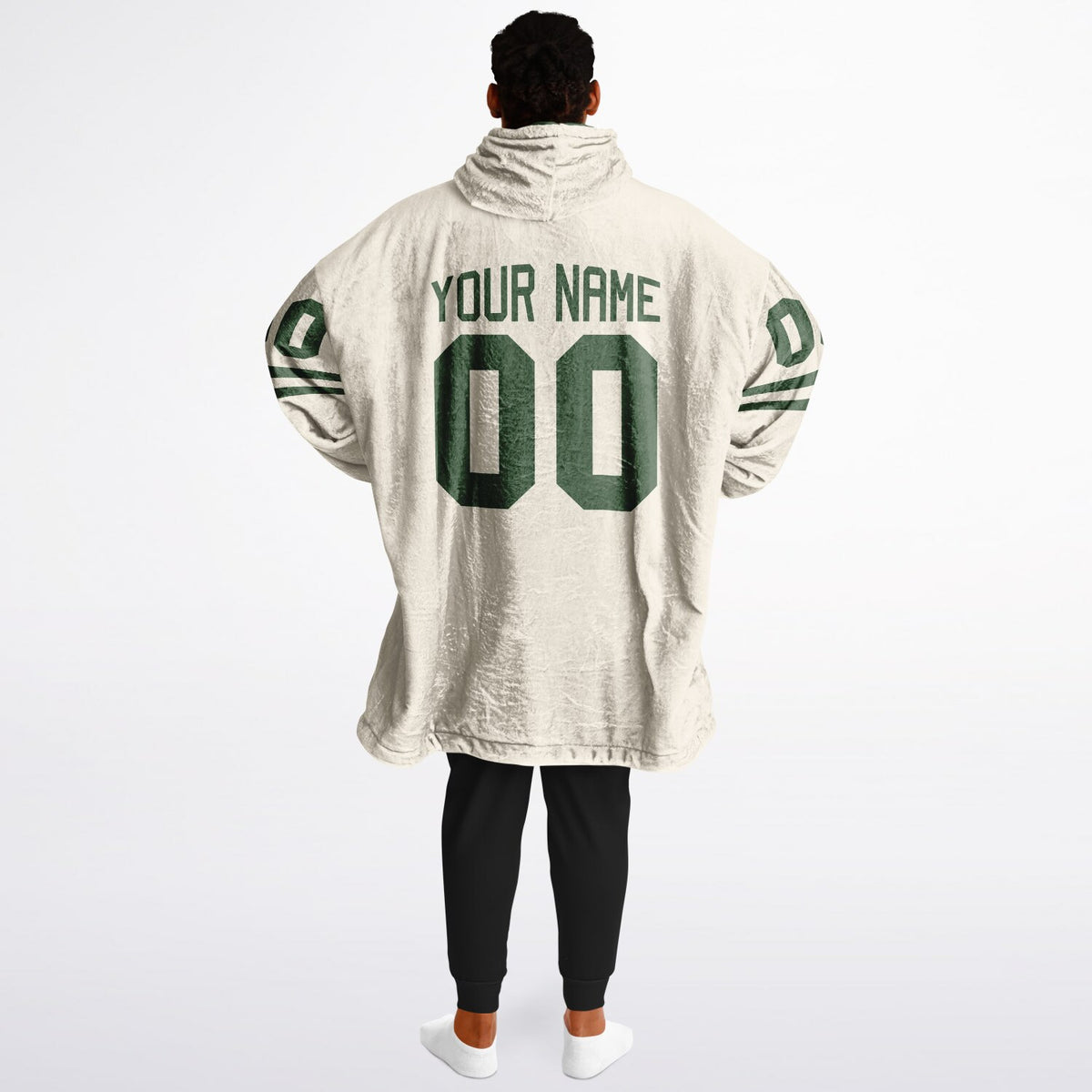 Forest Green & Cream Superfan Reversible
