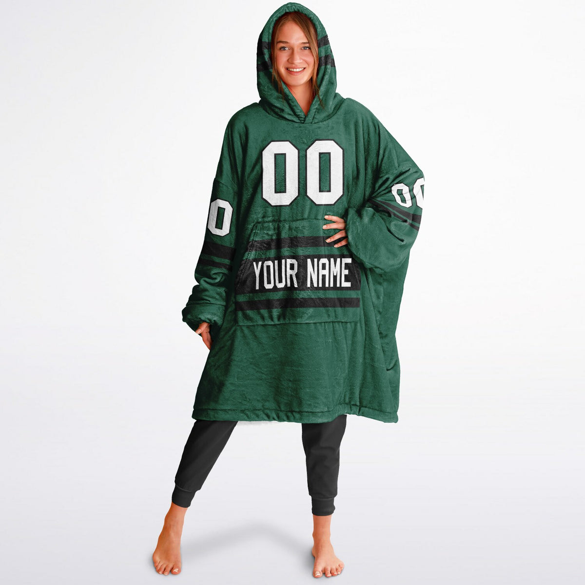 Green/Black Superfan Reversible