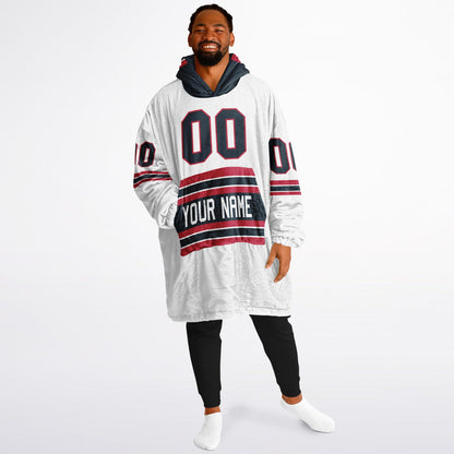 Deep Steel Blue/Red/White Superfan Reversible