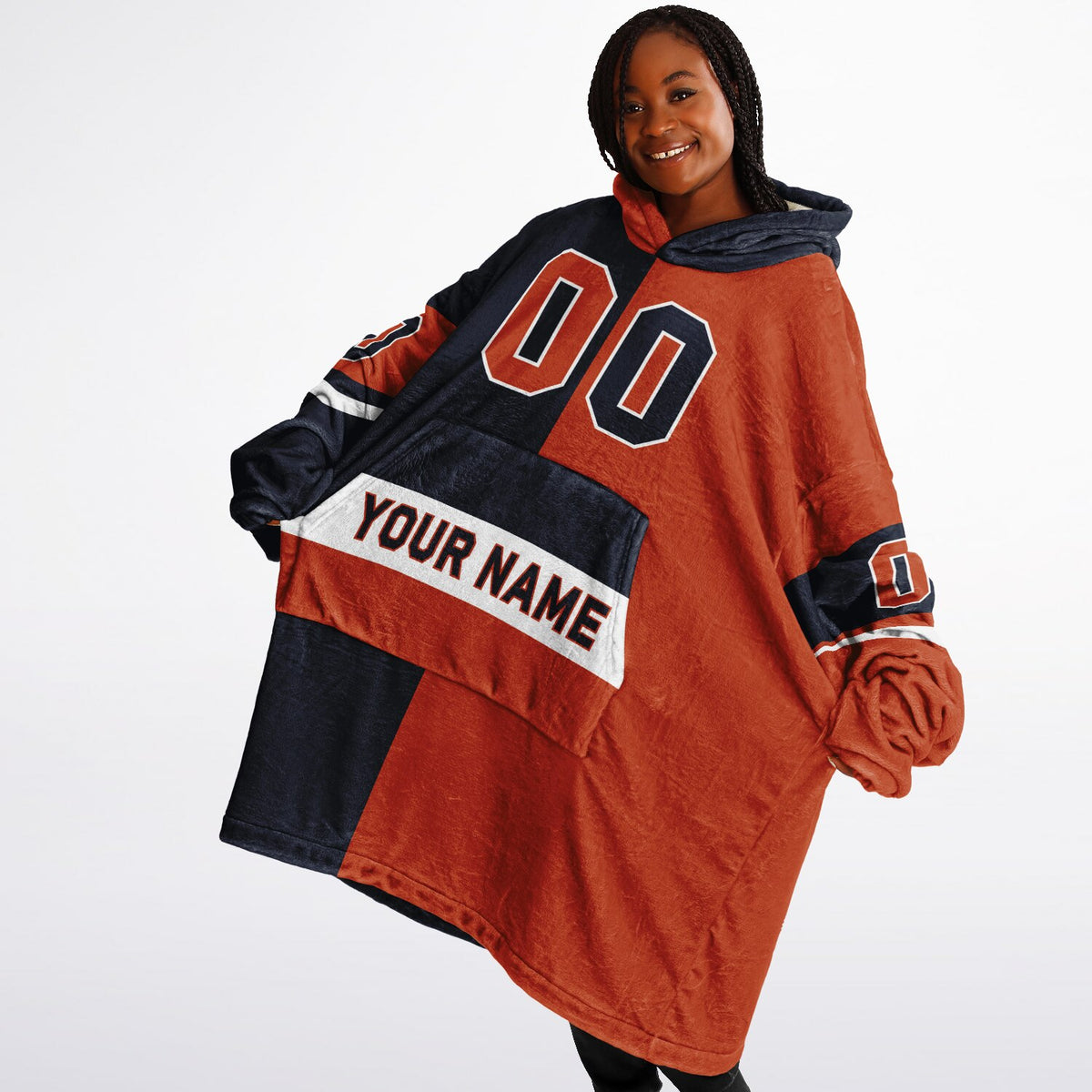 Navy/Orange/White Halftime