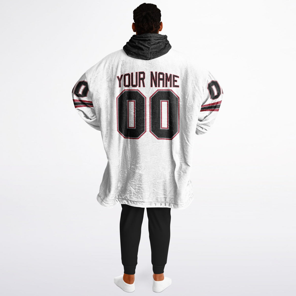 Black/Red/Silver Superfan Reversible
