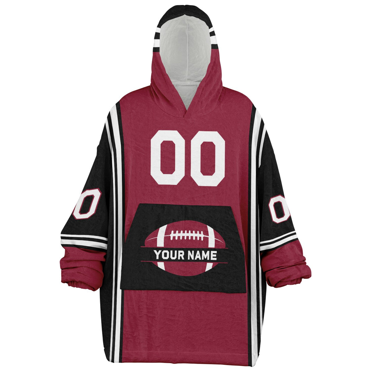 Crimson/Black/White Bold