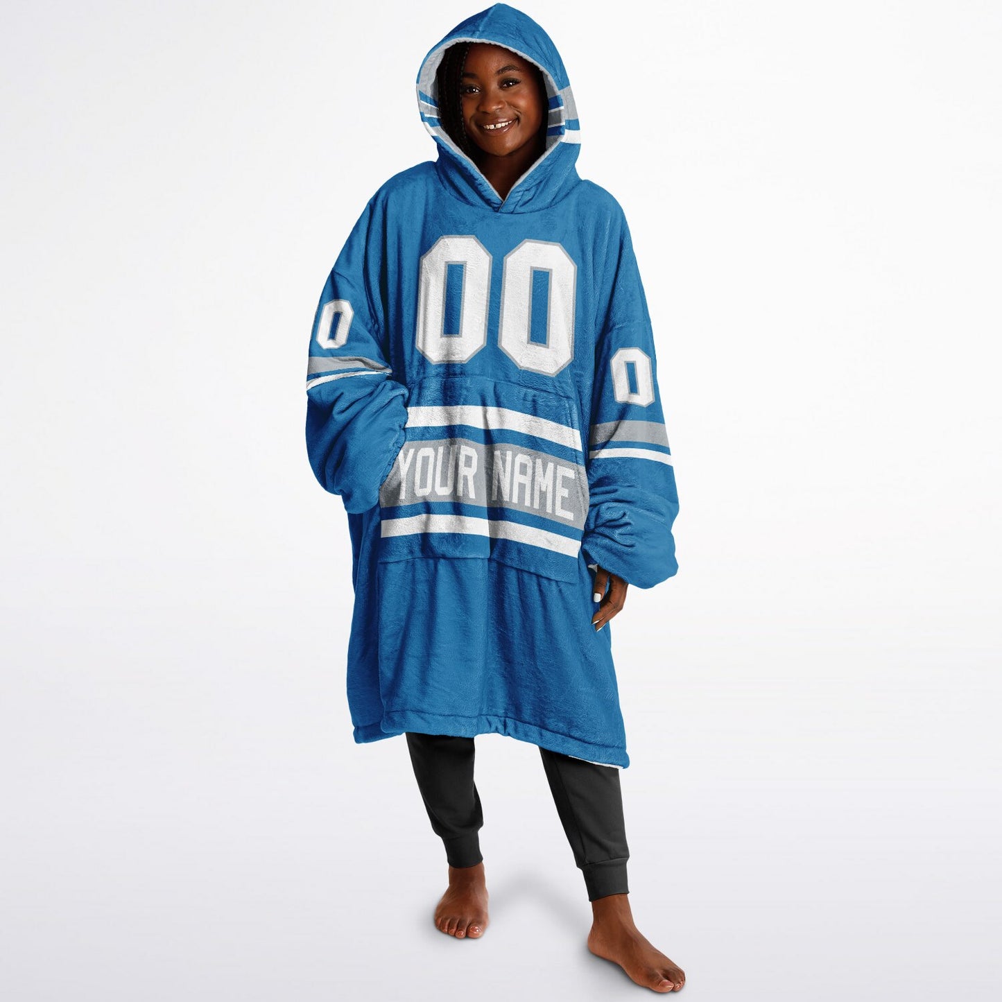 Blue/Silver/White Superfan Reversible