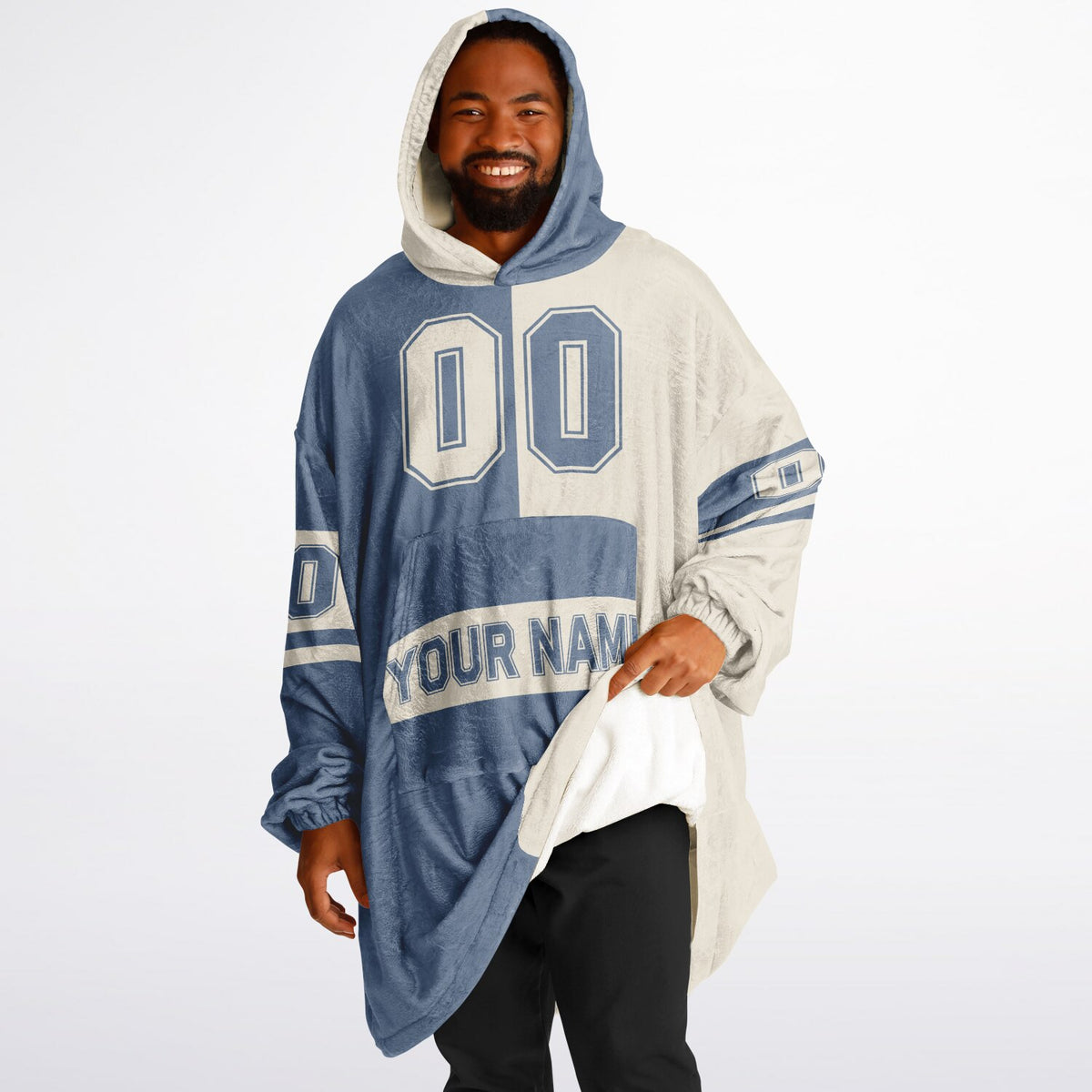 Slate Blue & Cream Halftime