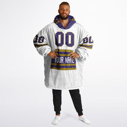 Purple/Metallic Gold Superfan Reversible