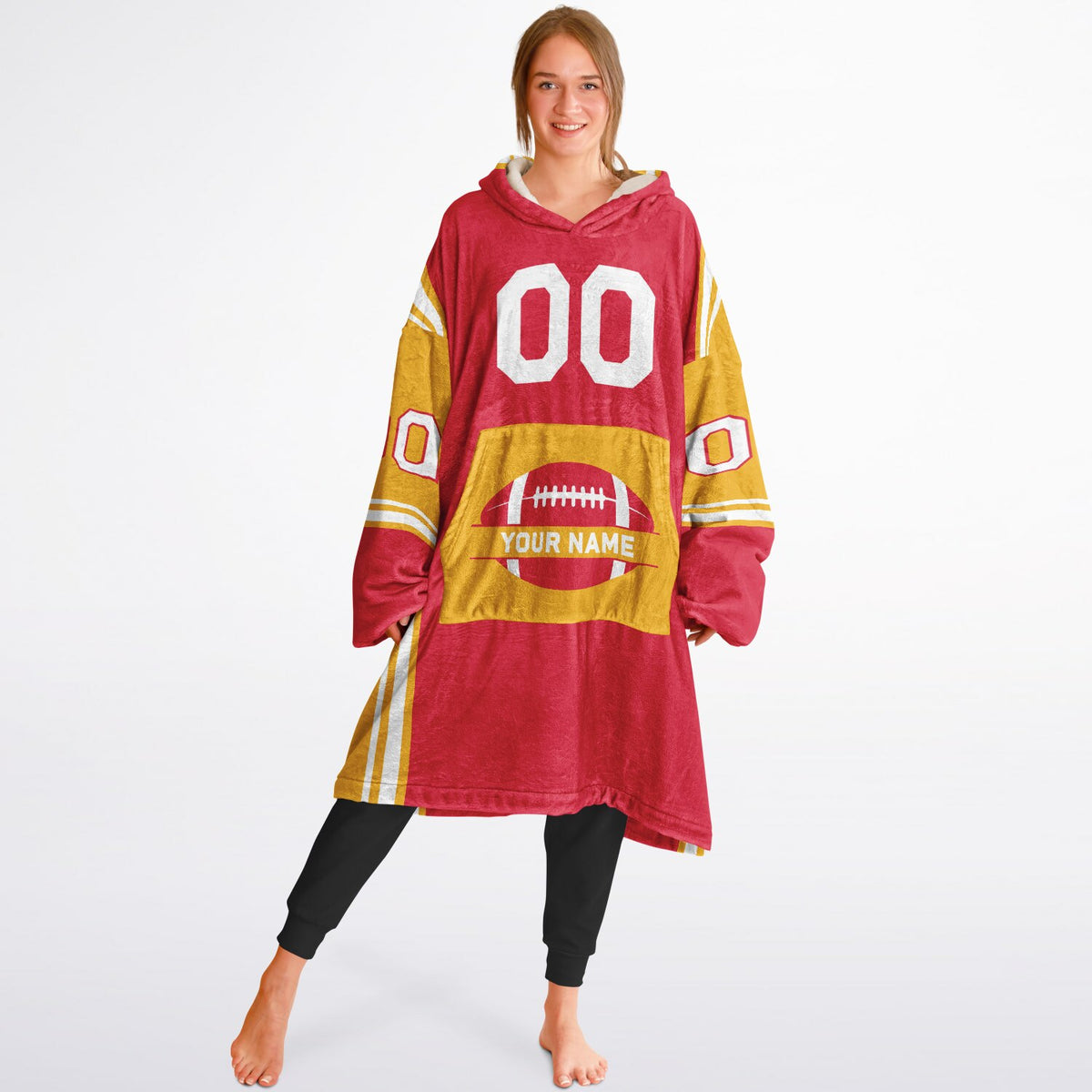 Red/Gold/White Bold