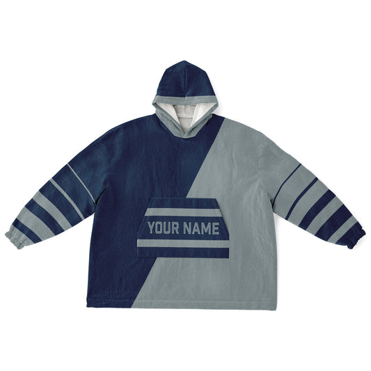 Navy & Silver Split Decision