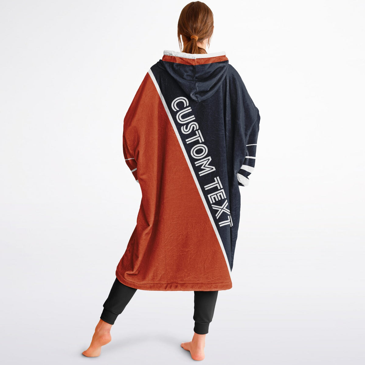 Navy Orange White Split Decision