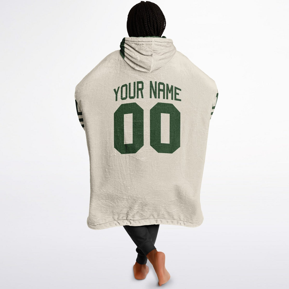 Forest Green & Cream Superfan Reversible