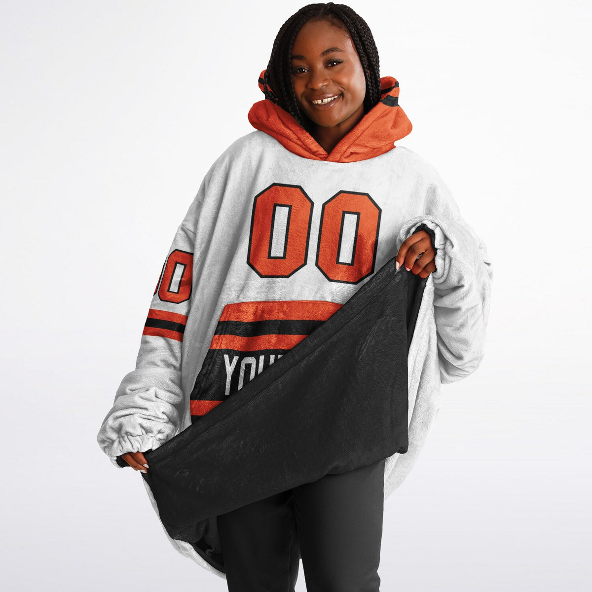 Black/Orange Superfan Reversible