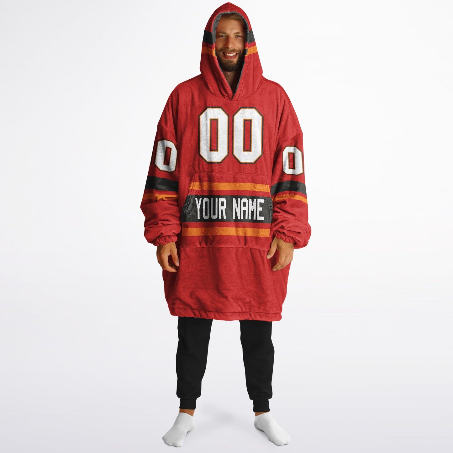Red/Pewter/Orange Superfan Reversible