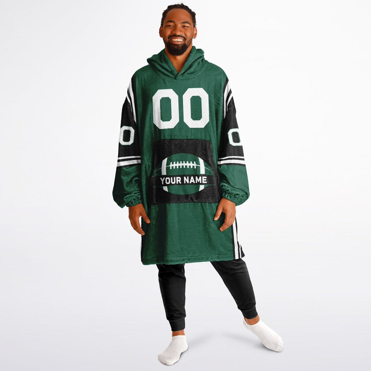 Green/Black/White Bold