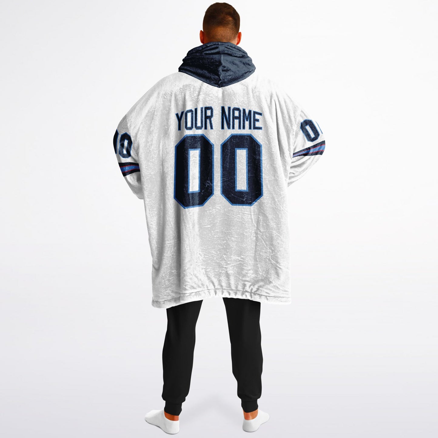 Light Blue/Navy/Red Superfan Reversible