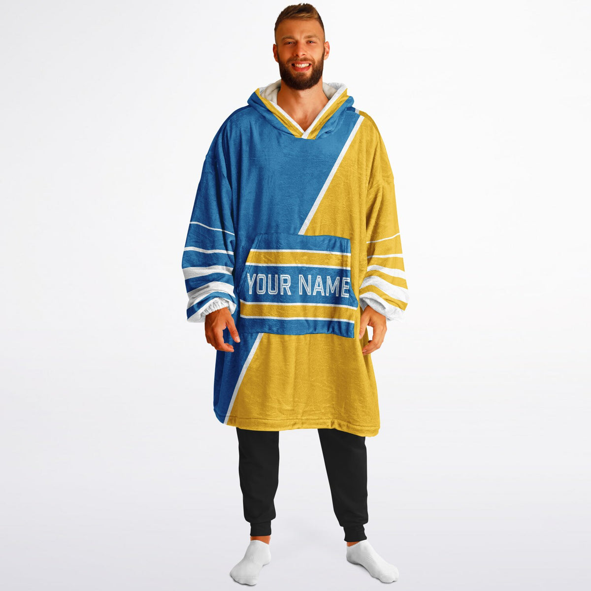 Blue Gold White Split Decision