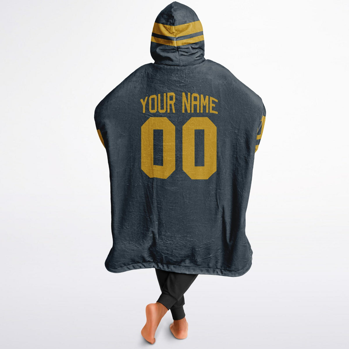 Charcoal & Mustard Superfan Reversible