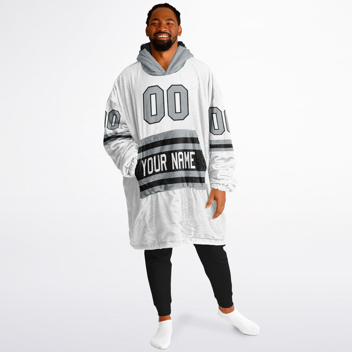 Black/Silver Superfan Reversible