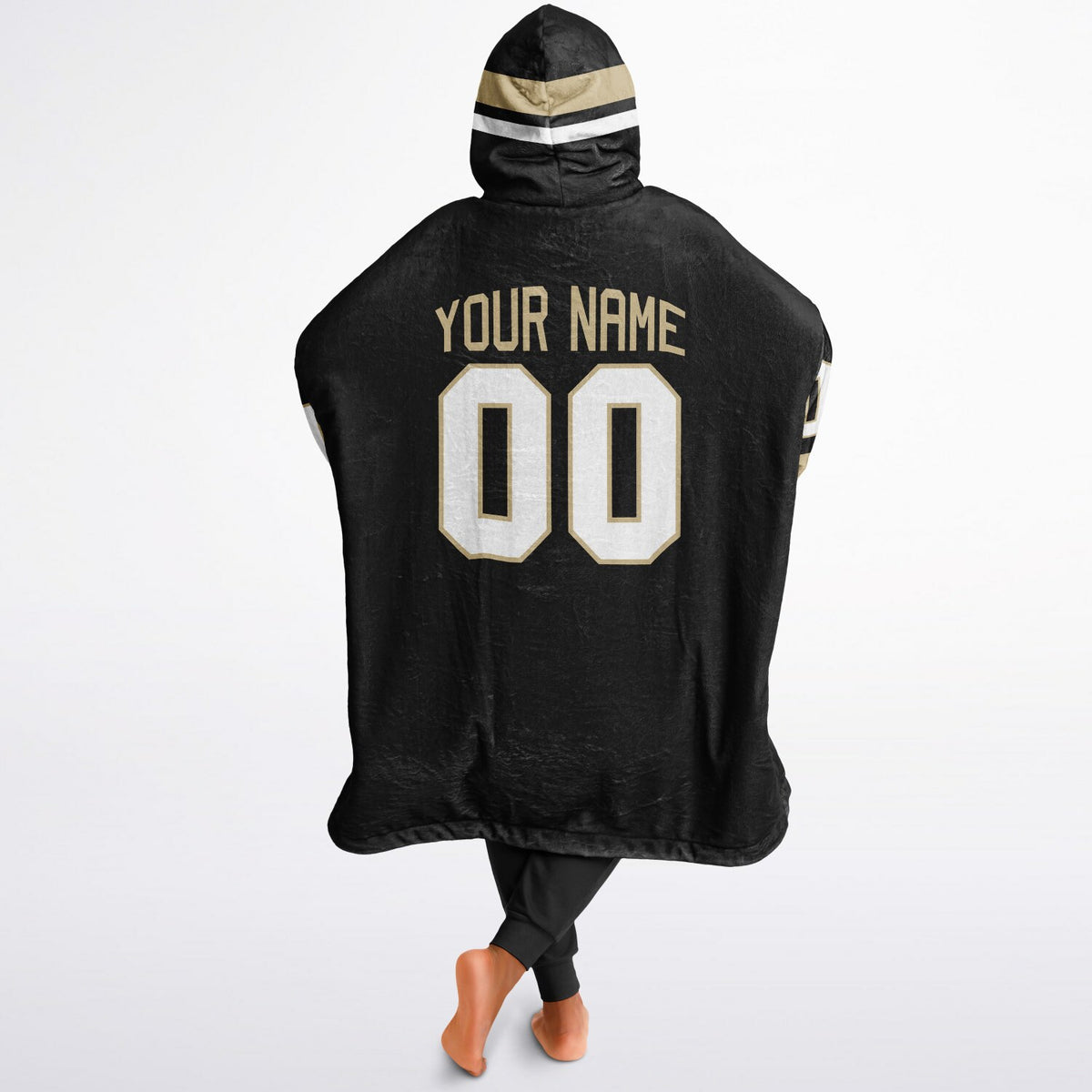 Black/Light Gold/White Superfan Reversible